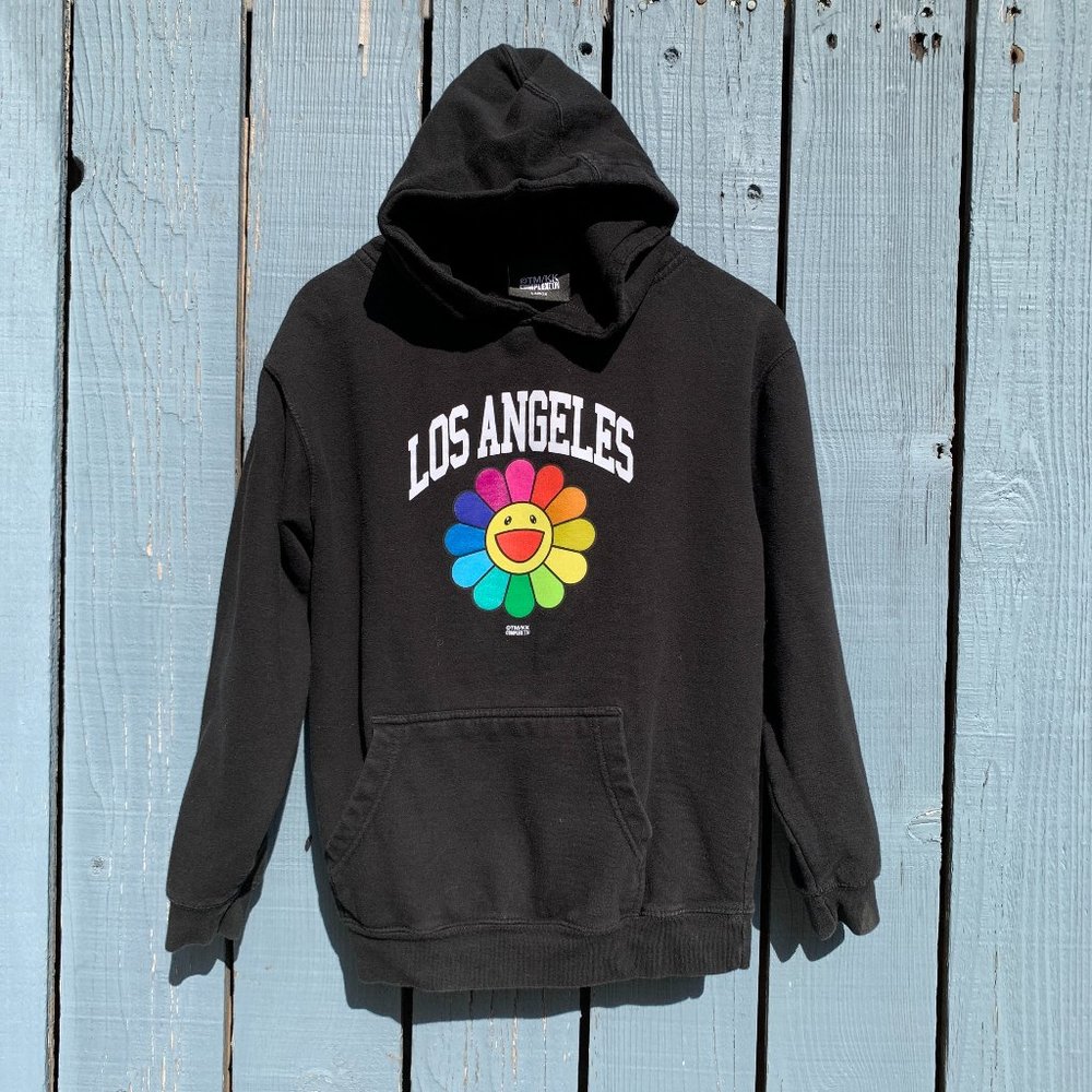 Complexcon 2019 Los Angeles Takashi Murakami Flower Merch Hoodie Size Large